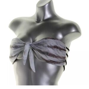 NEW wildfox bikini top - m- swim strapless